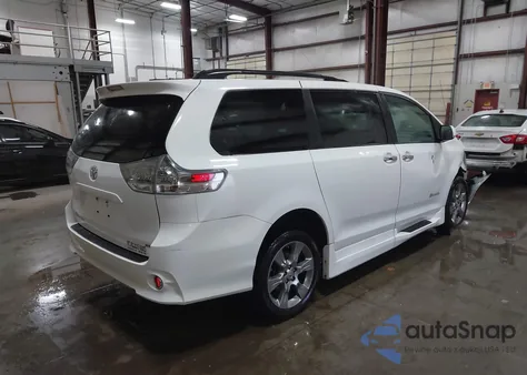 2014 Toyota Sienna Se 8 Passenger из США, поврежденный, VIN 5TDXK3DC7ES507366